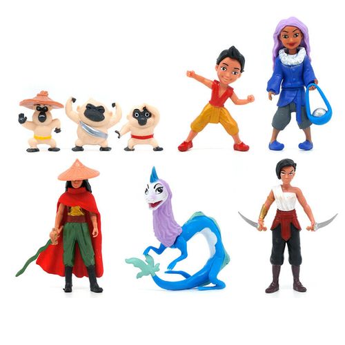 RAYA AND THE LAST DRAGON | PLASTIC FIGURINES | 8 PIECE SET