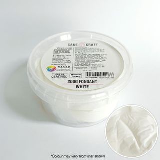 CAKE CRAFT | FONDANT | WHITE | 200G - BB 29/11/25