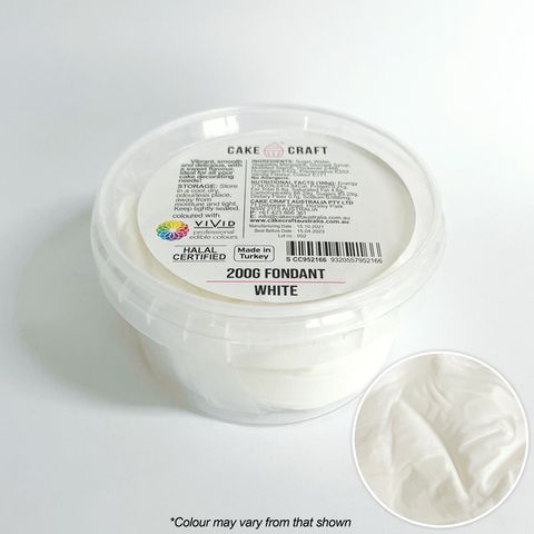 CAKE CRAFT | FONDANT | WHITE | 200G - BB 02/10/26