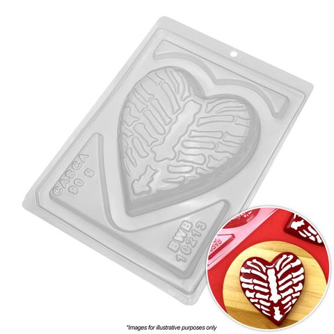 BWB | SKELETON HEART MOULD | 3 PIECE