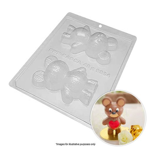 BWB | MEDIUM BEAR WITH HEART MOULD | 3 PIECE