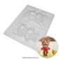 BWB | MEDIUM BEAR WITH HEART MOULD | 3 PIECE