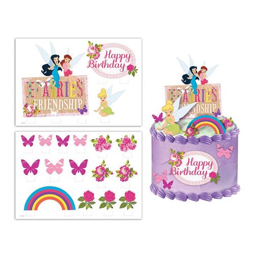 DISNEY FAIRIES CAKE TOPPER SCENE | EDIBLE IMAGE