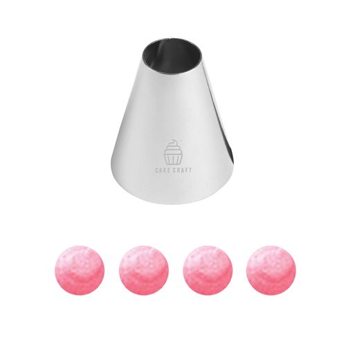 CAKE CRAFT | #12 ROUND | PIPING TIP | STAINLESS STEEL