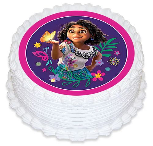 Encanto Edible Mirabelle Icing Wafer Cake cupcake Topper Birthday