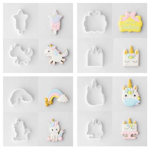 UNICORN SET OF 8 | COOKIE CUTTER | 8 PIECES