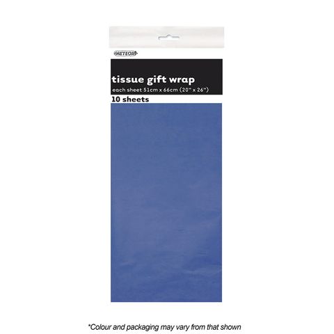 TISSUE PAPER GIFT WRAP | BLUE | 10 SHEETS