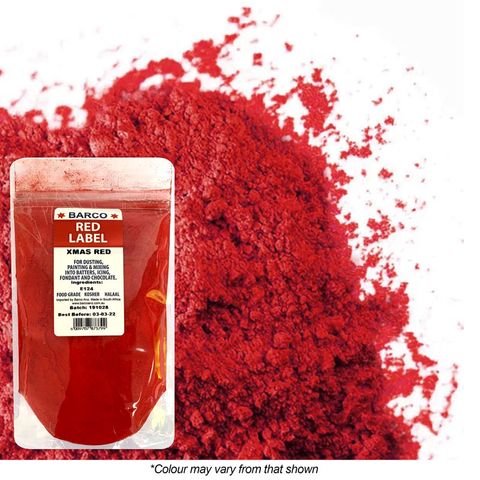 BARCO | RED LABEL | CHRISTMAS RED | DUST | 100G