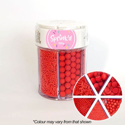 SPRINK'D | 6 CAVITY JAR | RED | 200G