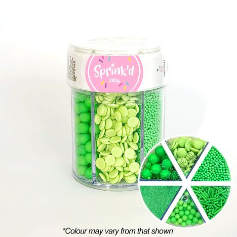 SPRINK'D | 6 CAVITY JAR | GREEN | 200G - BB 20/09/26