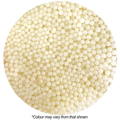 SPRINK'D | SUGAR BALLS | IVORY | 4MM | 1KG - BB 18/7/25