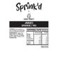 SPRINK'D | JIMMIES | ORANGE | 1KG - BB 06/02/25