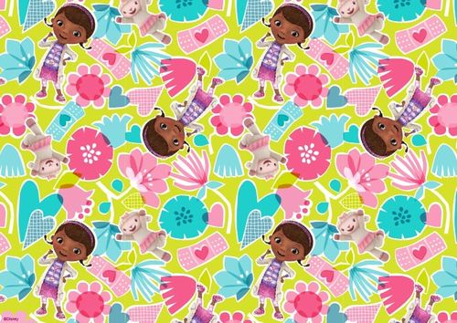 DOC MCSTUFFINS - PATTERN SHEET A4 EDIBLE IMAGE