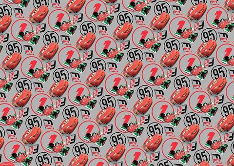 DISNEY CARS - PATTERN SHEET A4 EDIBLE IMAGE