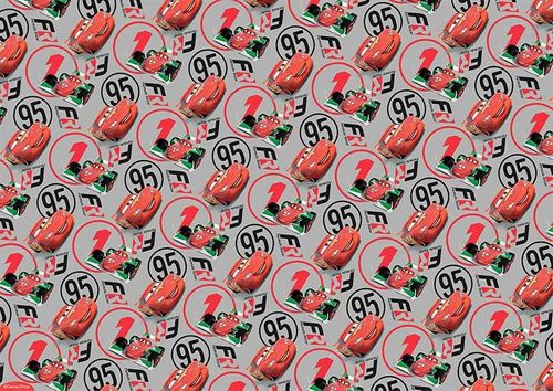 DISNEY CARS - PATTERN SHEET A4 EDIBLE IMAGE