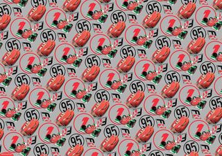 DISNEY CARS - PATTERN SHEET A4 EDIBLE IMAGE