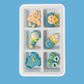CHRISTENING ASSORTMENT BABY BLUE | SUGAR DECORATIONS | 6 PIECE PACK - BB 30/03/26
