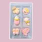 CHRISTENING ASSORTMENT BABY PINK | SUGAR DECORATIONS | 6 PIECE PACK - BB 30/03/26
