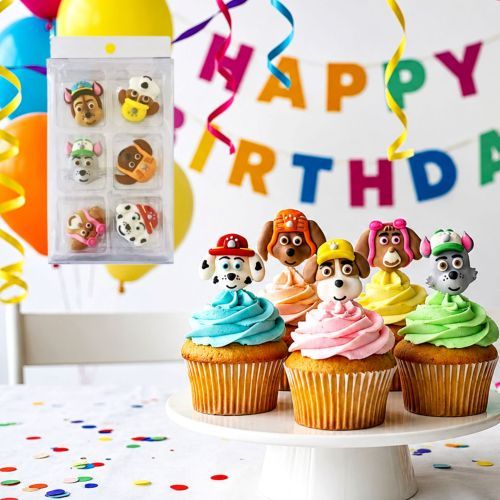 PAW PATROL | SUGAR DECORATIONS | 6 PIECE PACK