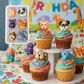 LARGE SAFARI ANIMAL | SUGAR DECORATIONS | 6 PIECE PACK - BB 30/12/25