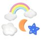 RAINBOW/CLOUDS/MOON/STAR | SILICONE MOULD