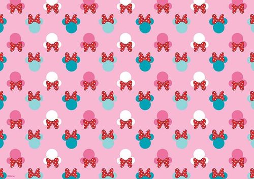 MINNIE MOUSE - PATTERN SHEET A4 EDIBLE IMAGE