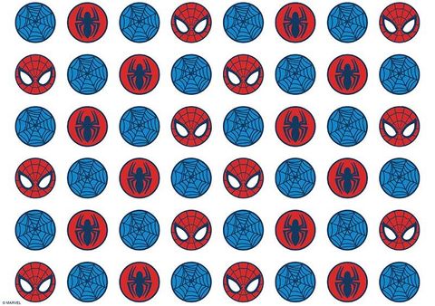 SPIDERMAN PATTERN SHEET A4 EDIBLE IMAGE