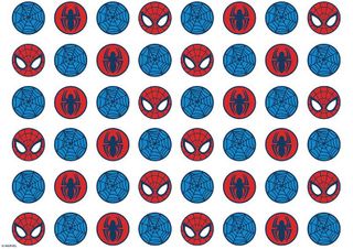 SPIDERMAN PATTERN SHEET A4 EDIBLE IMAGE