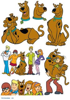 SCOOBY DOO CHARACTER SHEET A4 EDIBLE IMAGE