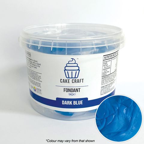 CAKE CRAFT | FONDANT | DARK BLUE | 1KG - BB 30/05/26