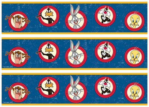 LOONEY TUNES - CAKE STRIP A4 EDIBLE IMAGE