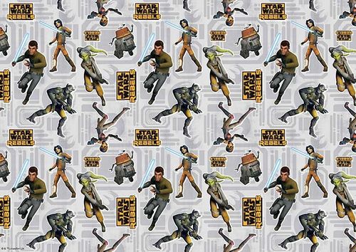 STAR WARS - REBELS PATTERN SHEET A4 EDIBLE IMAGE