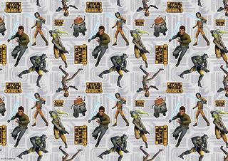 STAR WARS - REBELS PATTERN SHEET A4 EDIBLE IMAGE