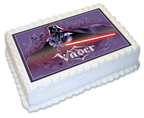 STAR WARS DARTH VADER -  A4 EDIBLE ICING IMAGE - 29.7CM X 21CM (APPROX.)