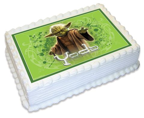 STAR WARS YODA -  A4 EDIBLE ICING IMAGE - 29.7CM X 21CM (APPROX.)