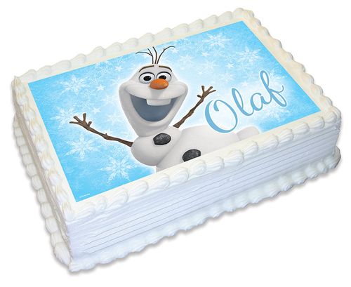 DISNEY FROZEN - OLAF - A4 EDIBLE ICING IMAGE - 29.7CM X 21CM (APPROX.)