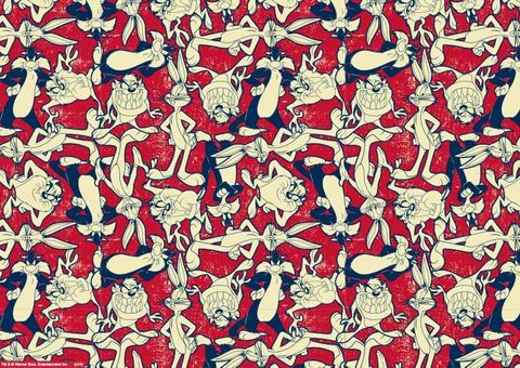 LOONEY TUNES - PATTERN SHEET A4 EDIBLE IMAGE