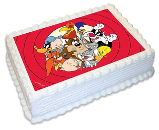 LOONEY TUNES - A4 EDIBLE ICING IMAGE - 29.7CM X 21CM (APPROX.)