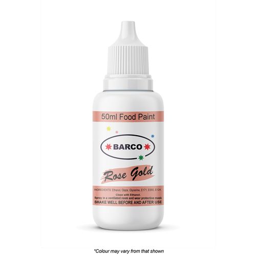 BARCO | QUICK DRY FOOD PAINT | ROSE GOLD | 50ML - BB 15/02/26