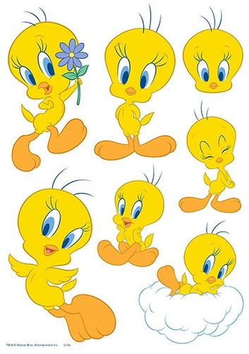 TWEETY - CHARACTER SHEET A4 EDIBLE IMAGE