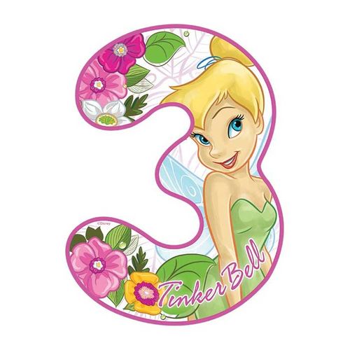 DISNEY FAIRIES NUMBER 3 | EDIBLE IMAGE