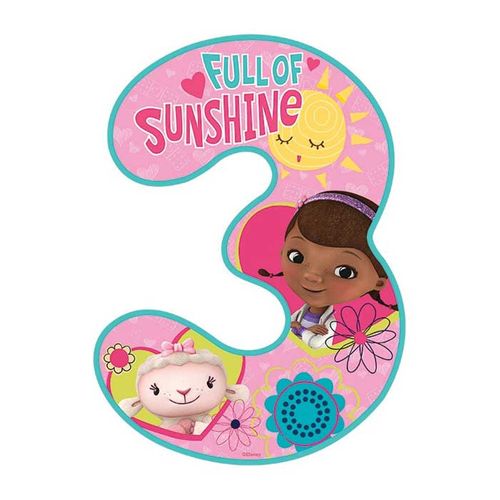 DOC MCSTUFFINS NUMBER 3 | EDIBLE IMAGE