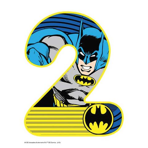 BATMAN NUMBER 2 | EDIBLE IMAGE