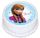 DISNEY FROZEN ANNA | 160MM ROUND | EDIBLE IMAGE