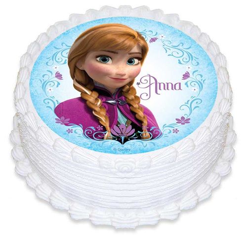 DISNEY FROZEN ANNA | 160MM ROUND | EDIBLE IMAGE