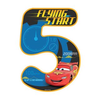 DISNEY CARS NUMBER 5 | EDIBLE IMAGE