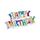 MULTI COLOUR HAPPY BIRTHDAY SIGNS | PACK OF 96