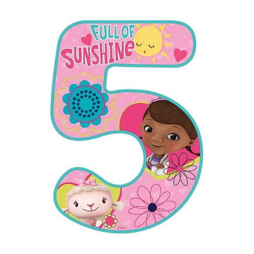 DOC MCSTUFFINS NUMBER 5 | EDIBLE IMAGE