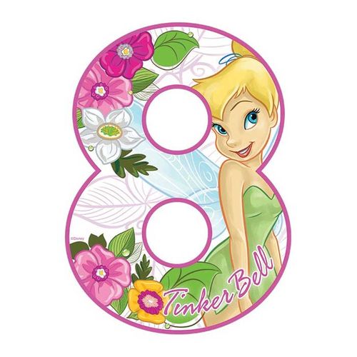 DISNEY FAIRIES NUMBER 8 | EDIBLE IMAGE