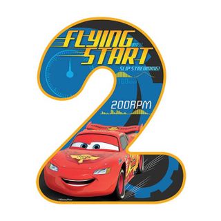 DISNEY CARS NUMBER 2 | EDIBLE IMAGE